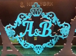 Отдельные буквы с красивым обрамлением