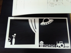 Трафарет со сложным рисунком