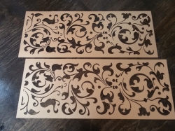 Трафареты для узоров на стены